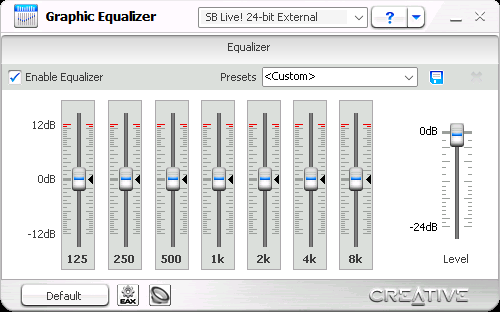 Creative Graphic Equalizer